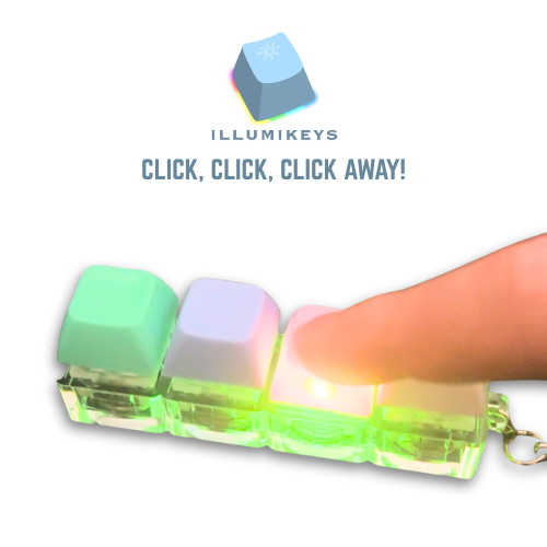 ILLUMIKEYS™ Fidget Keyboard